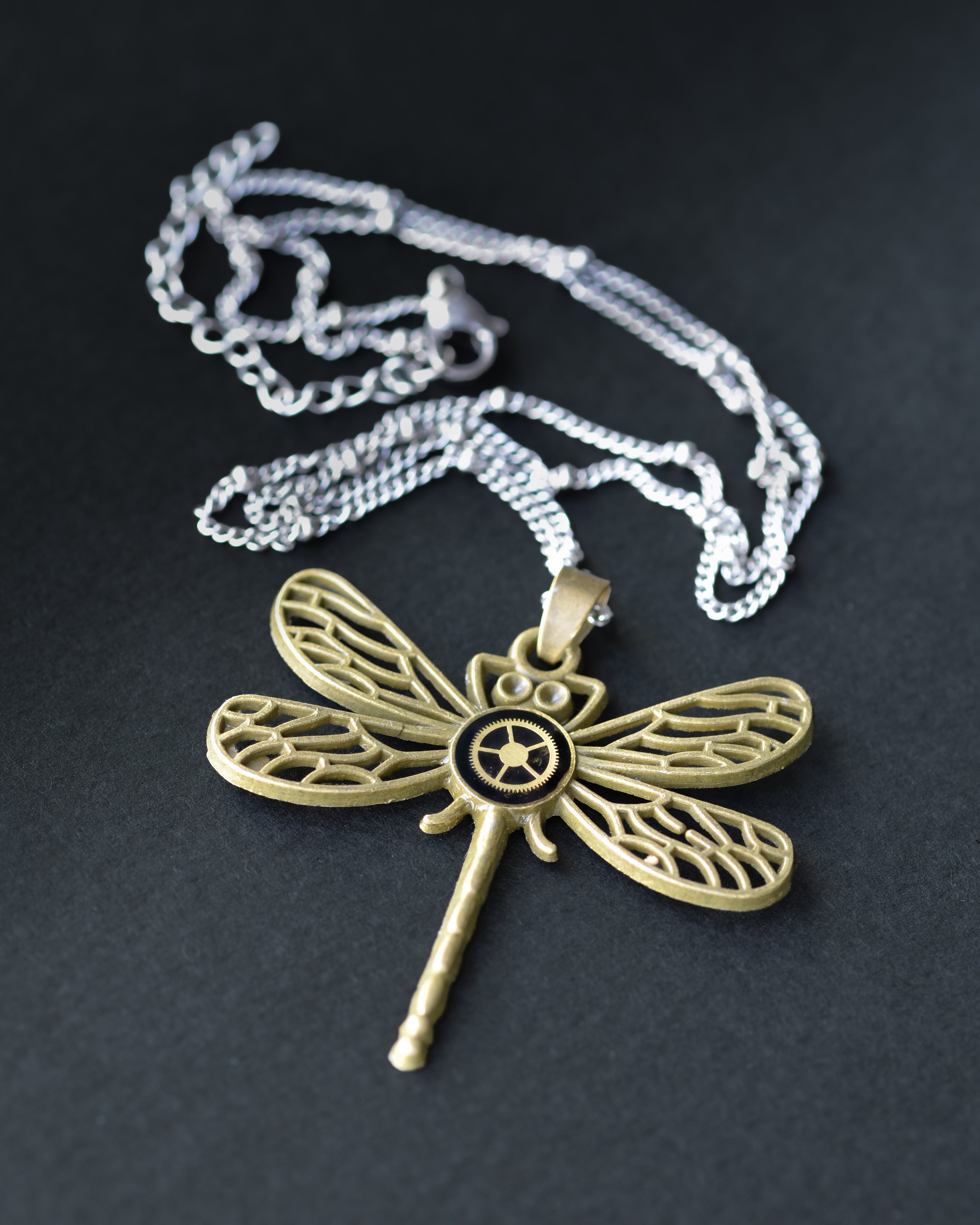 Colier Bronze Dragonfly