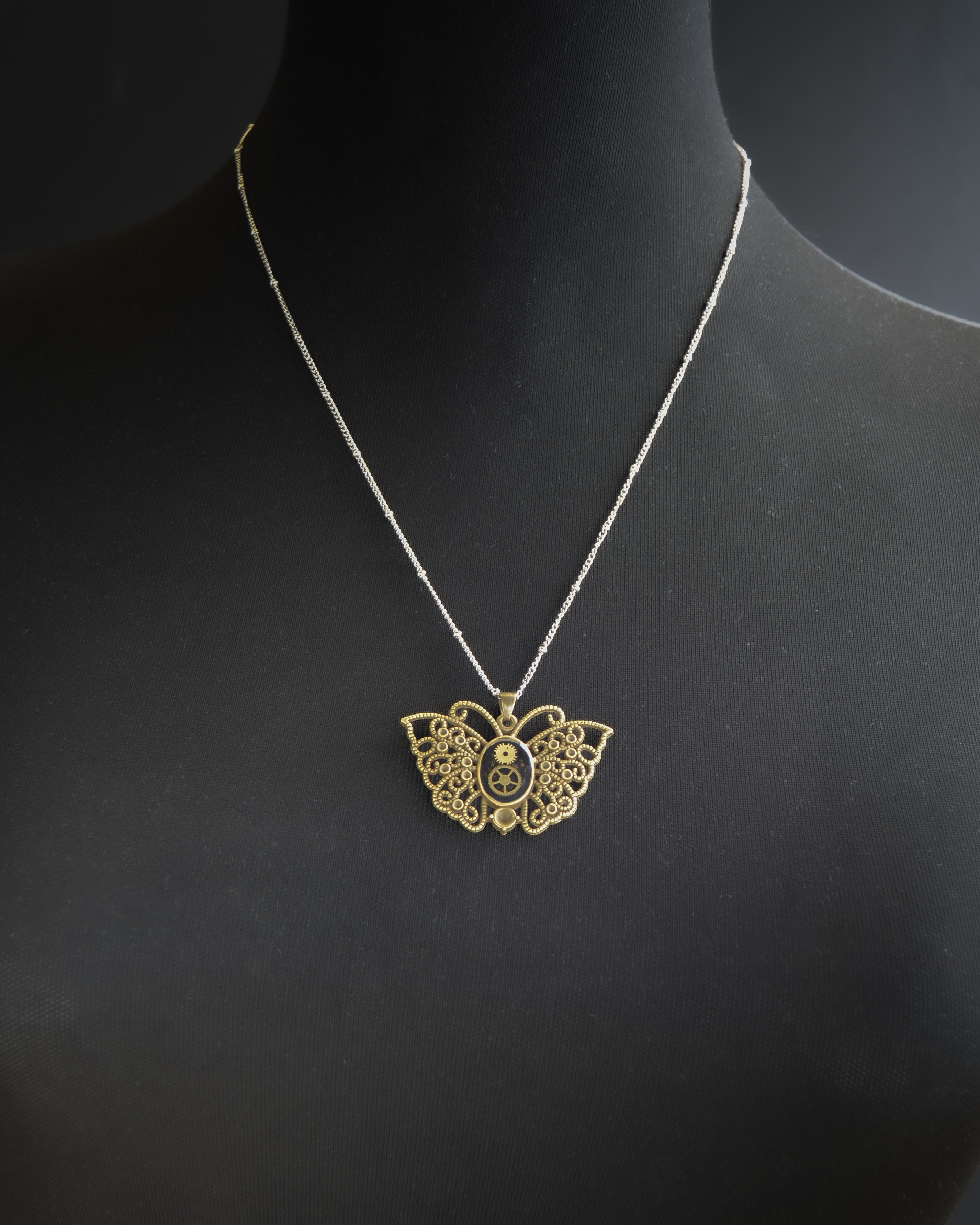 Filigree Butterfly Necklace