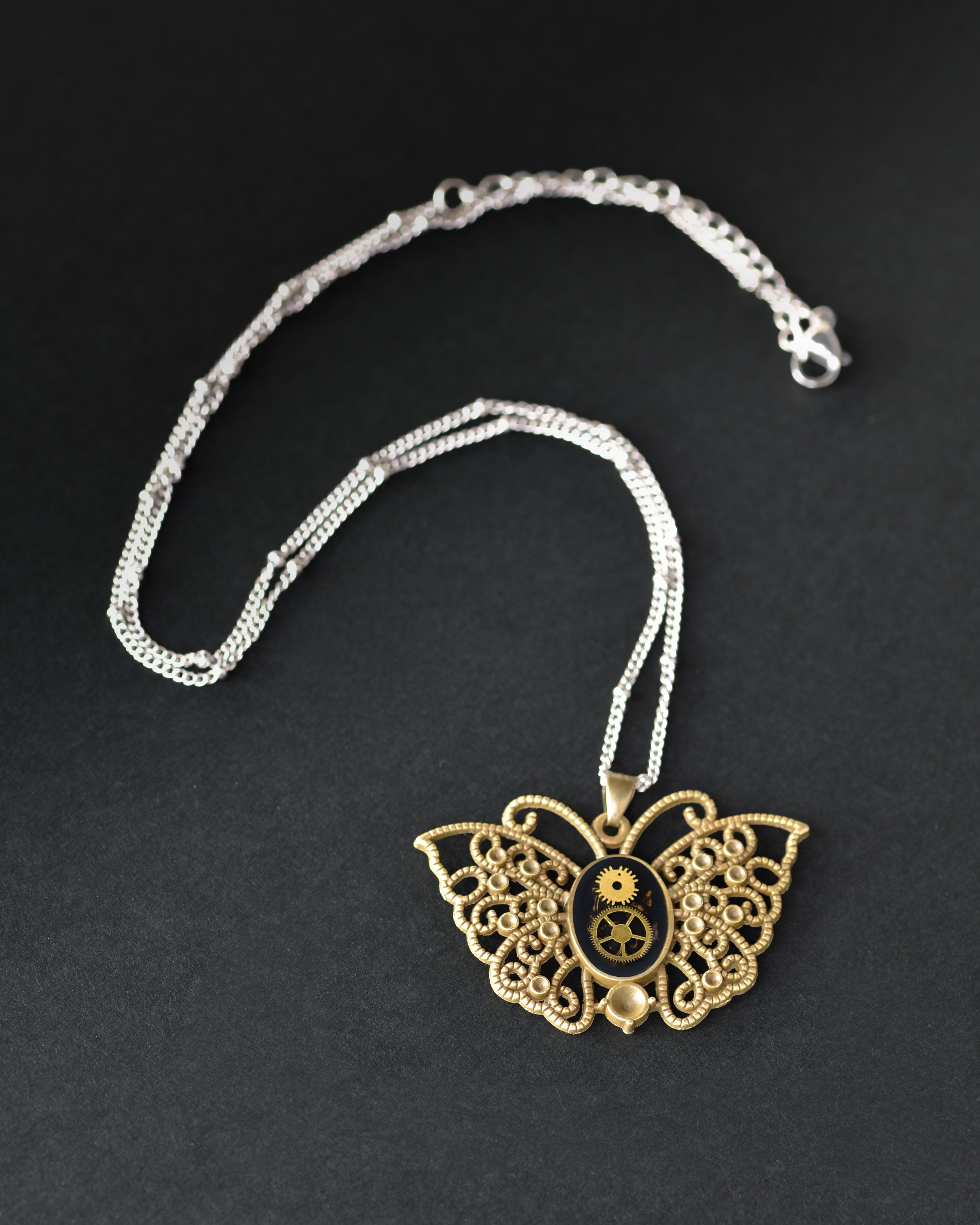 Filigree Butterfly Necklace