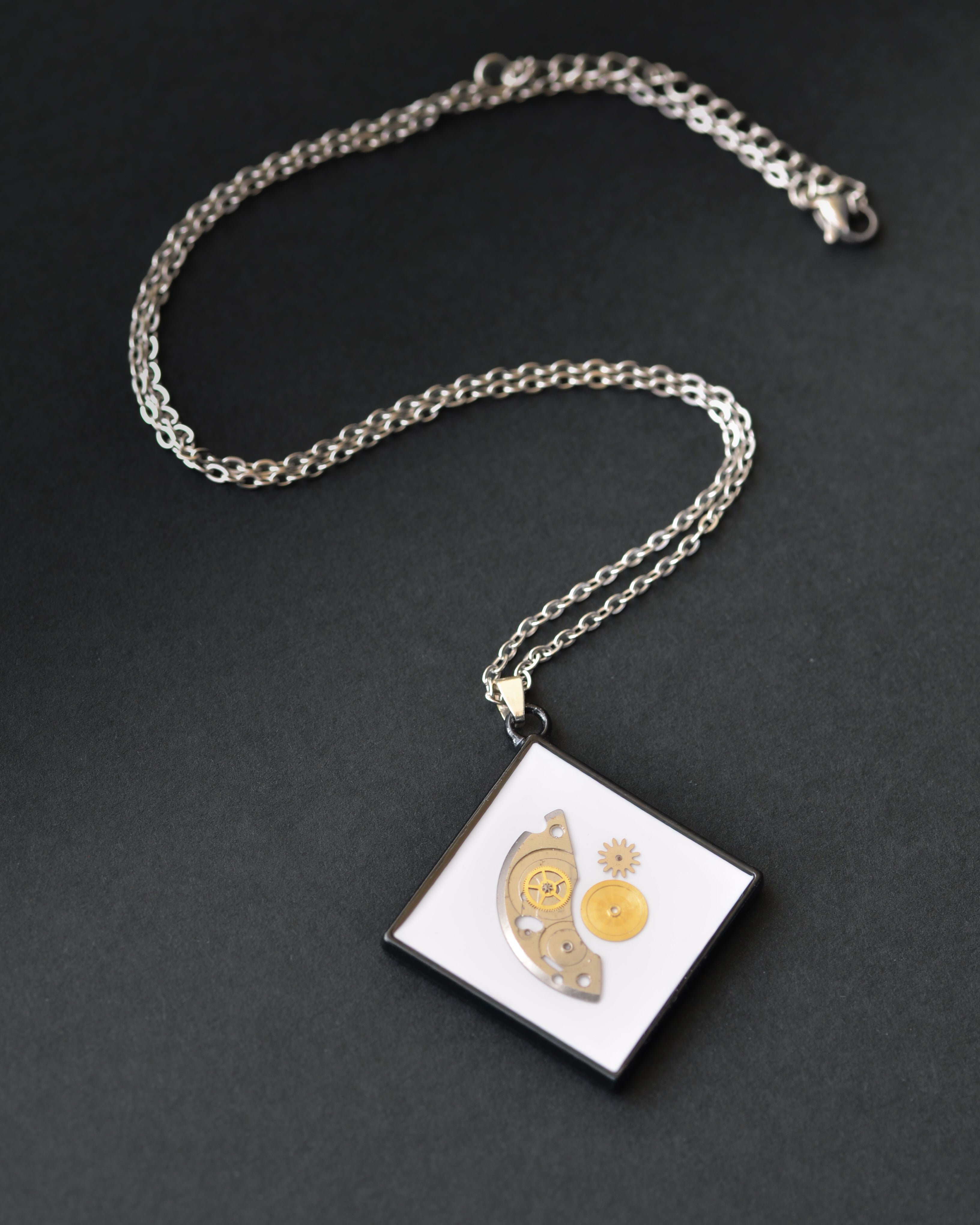 Diamond Frame Necklace