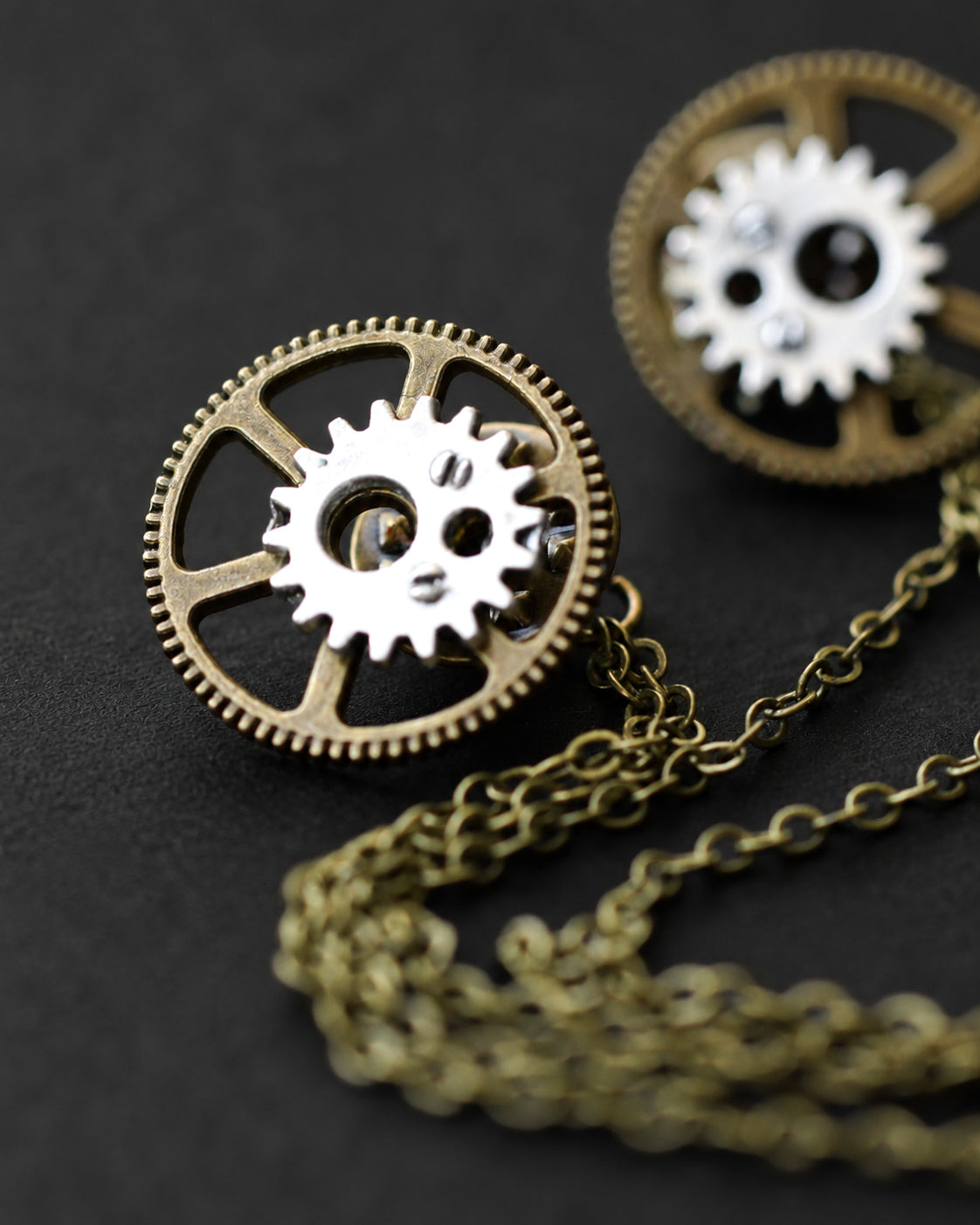 Lanț Guler Gilded Clockwork