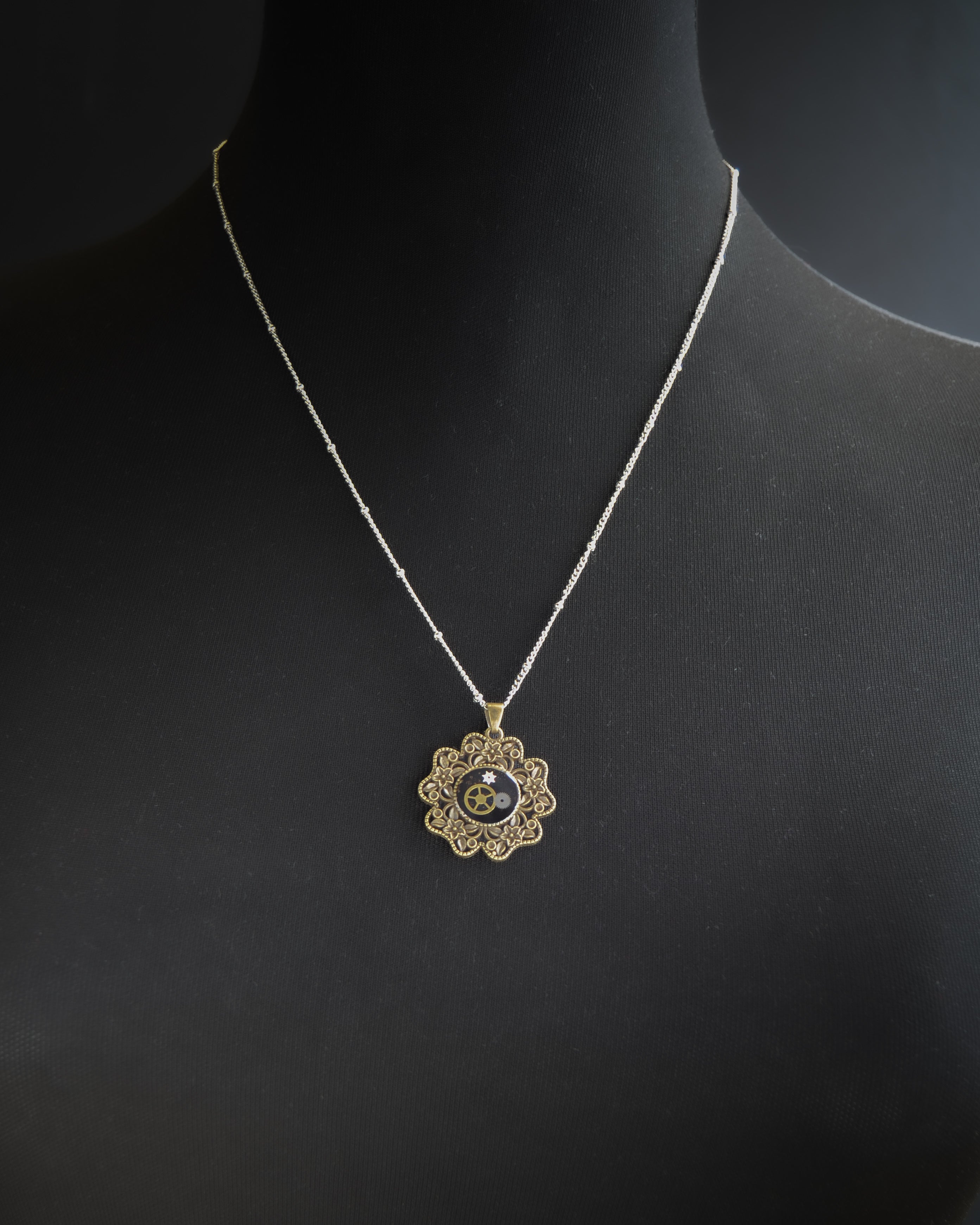 Filigree Flower Necklace