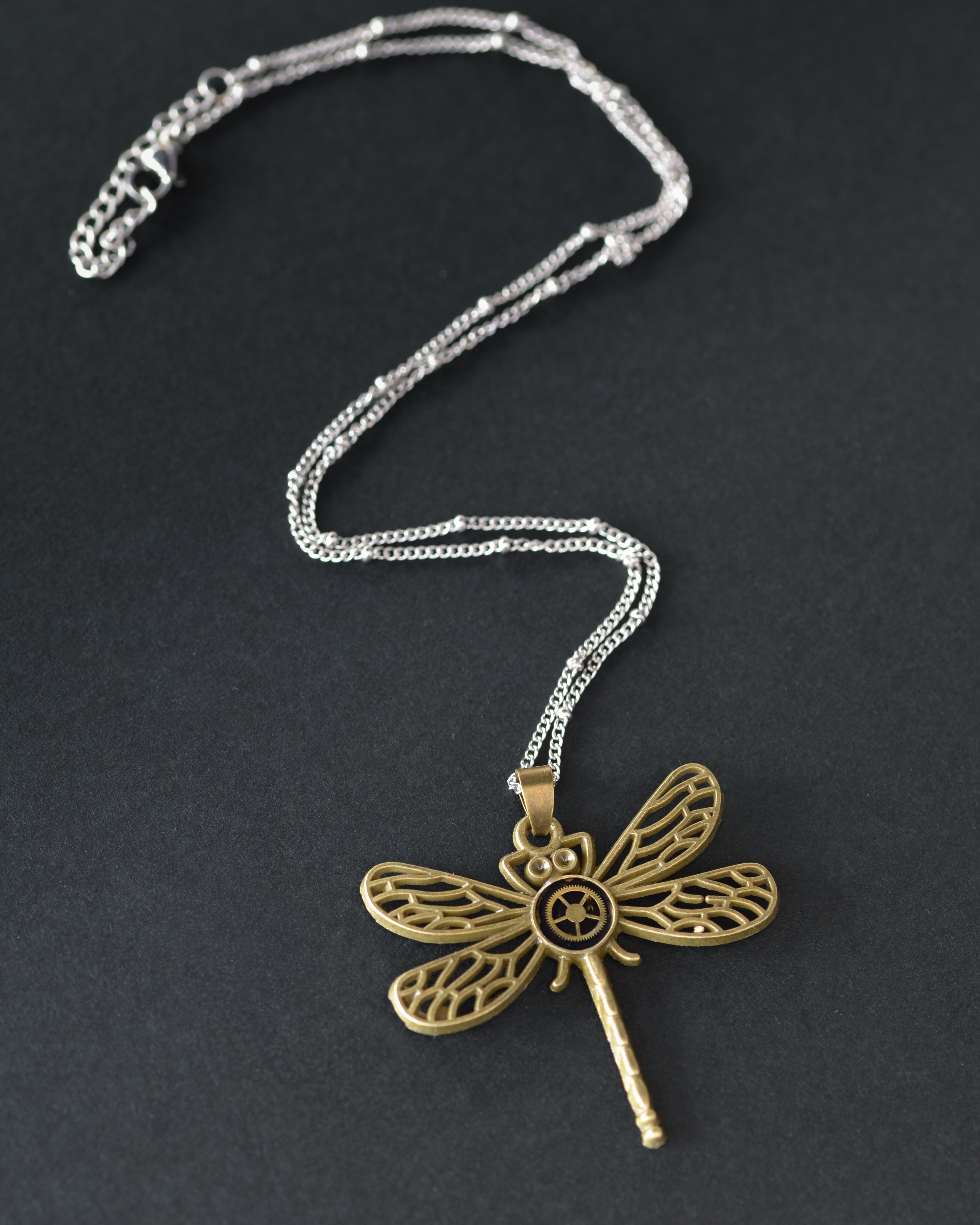 Colier Bronze Dragonfly