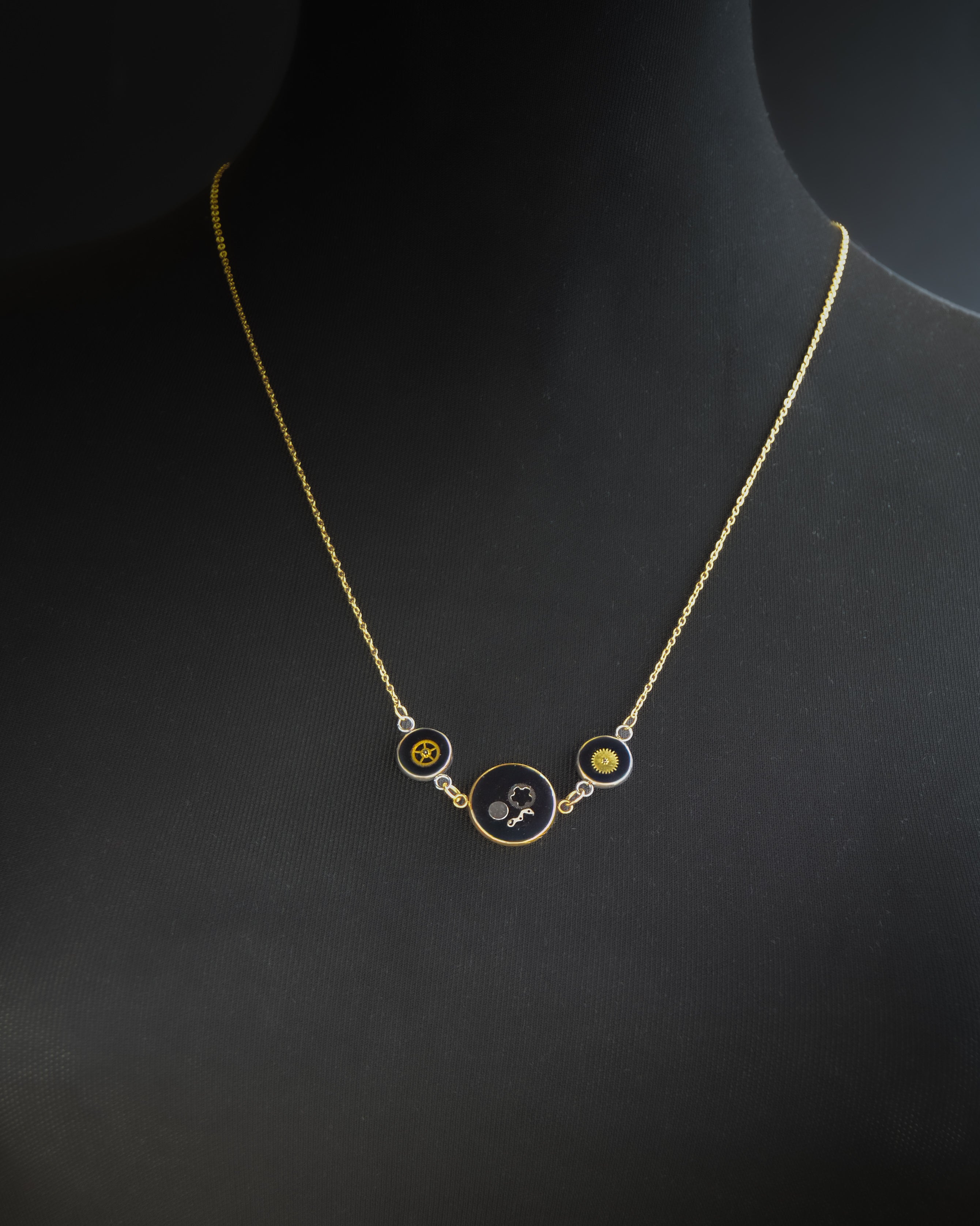 Midnight Trio Necklace