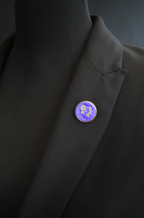 Broșă Amethyst Galaxy