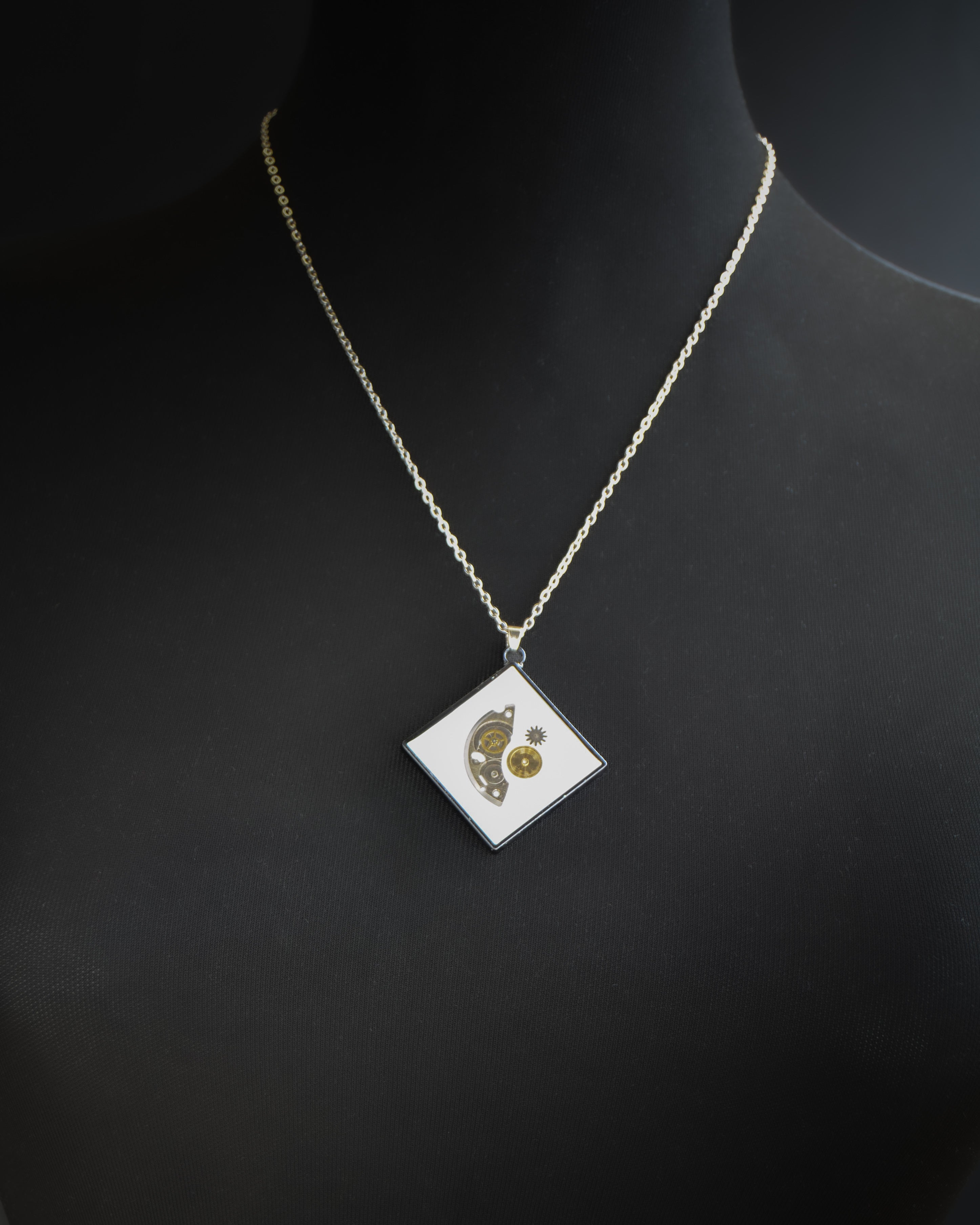 Diamond Frame Necklace