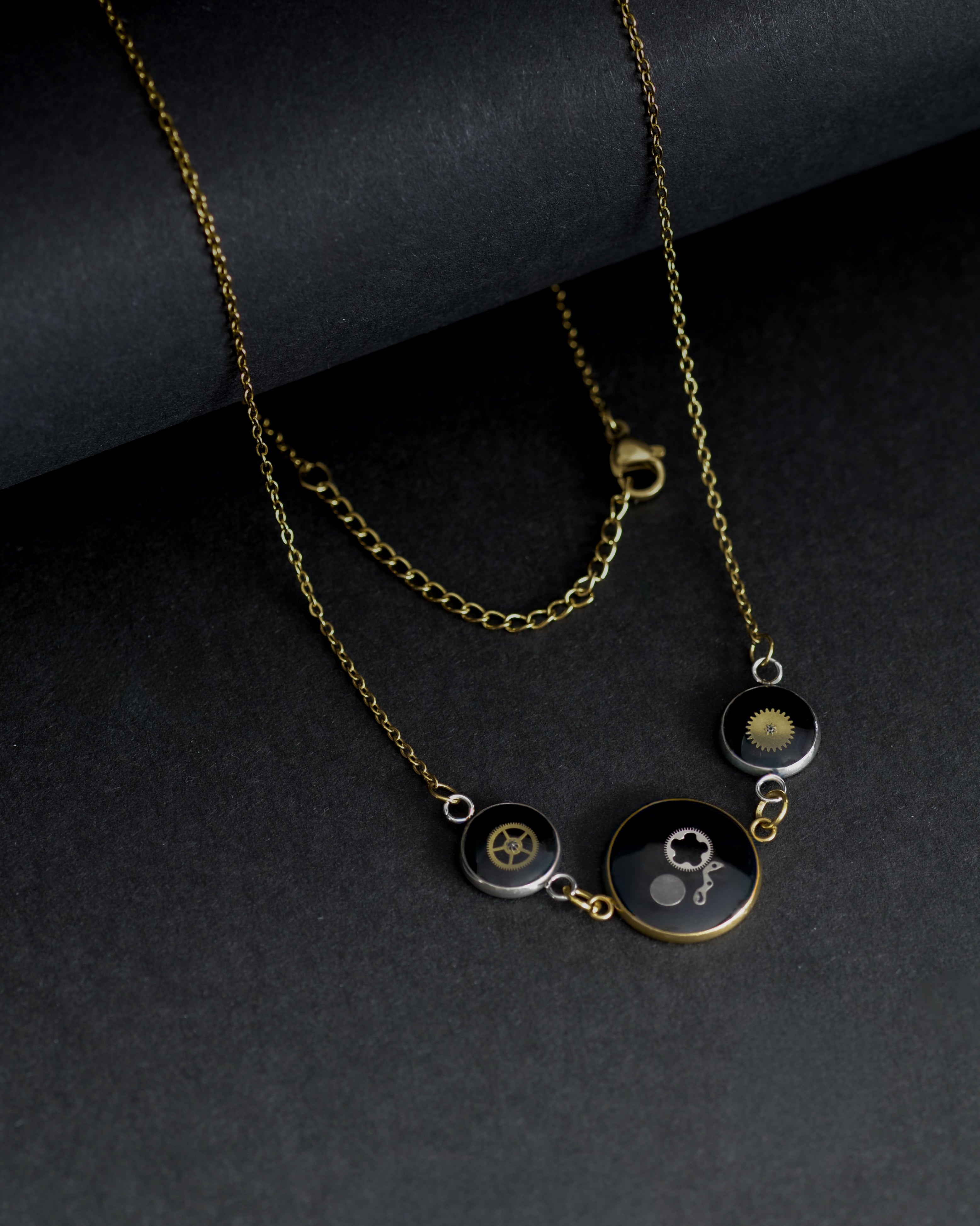 Midnight Trio Necklace