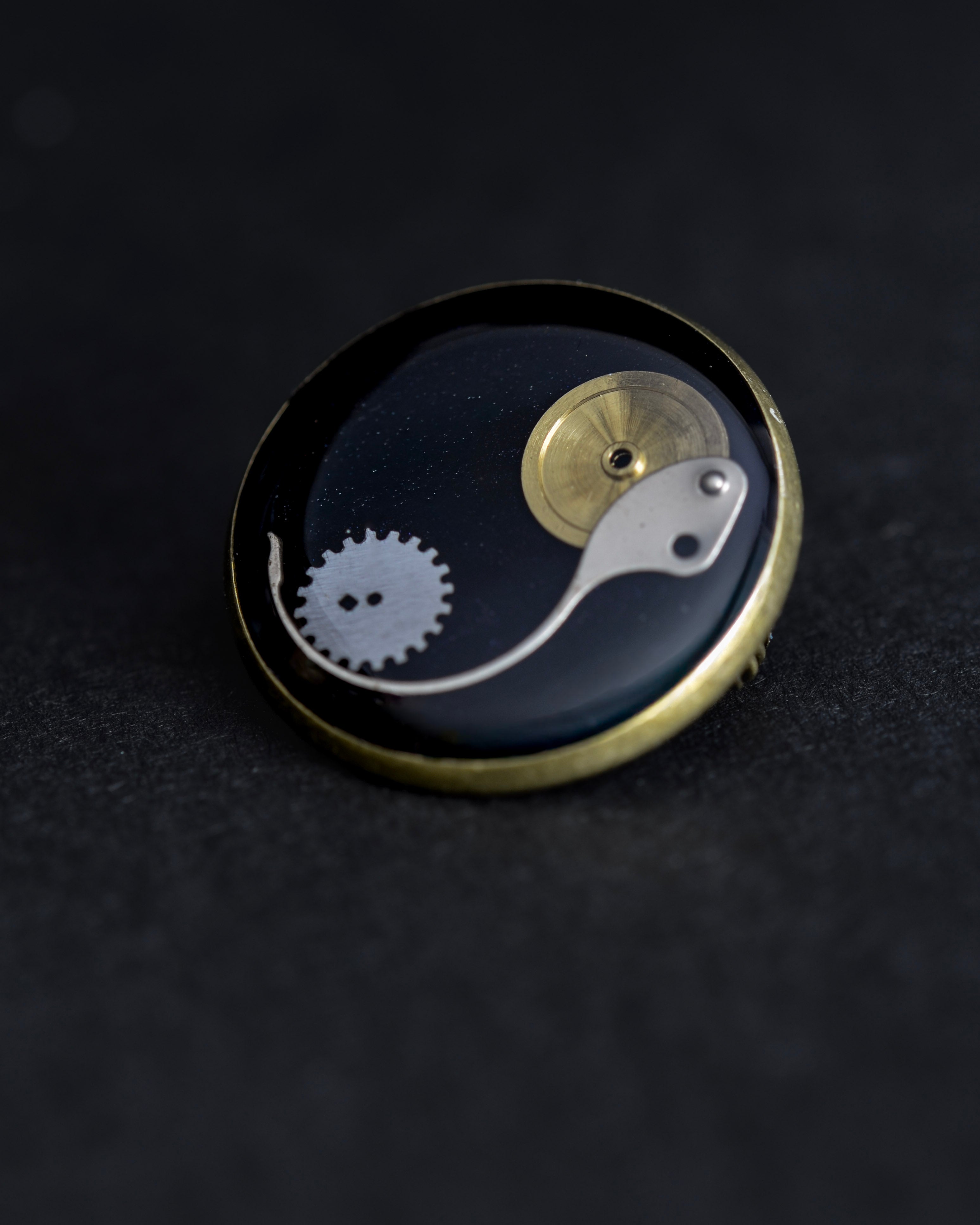 Yin-Yang Mechanism Brooch