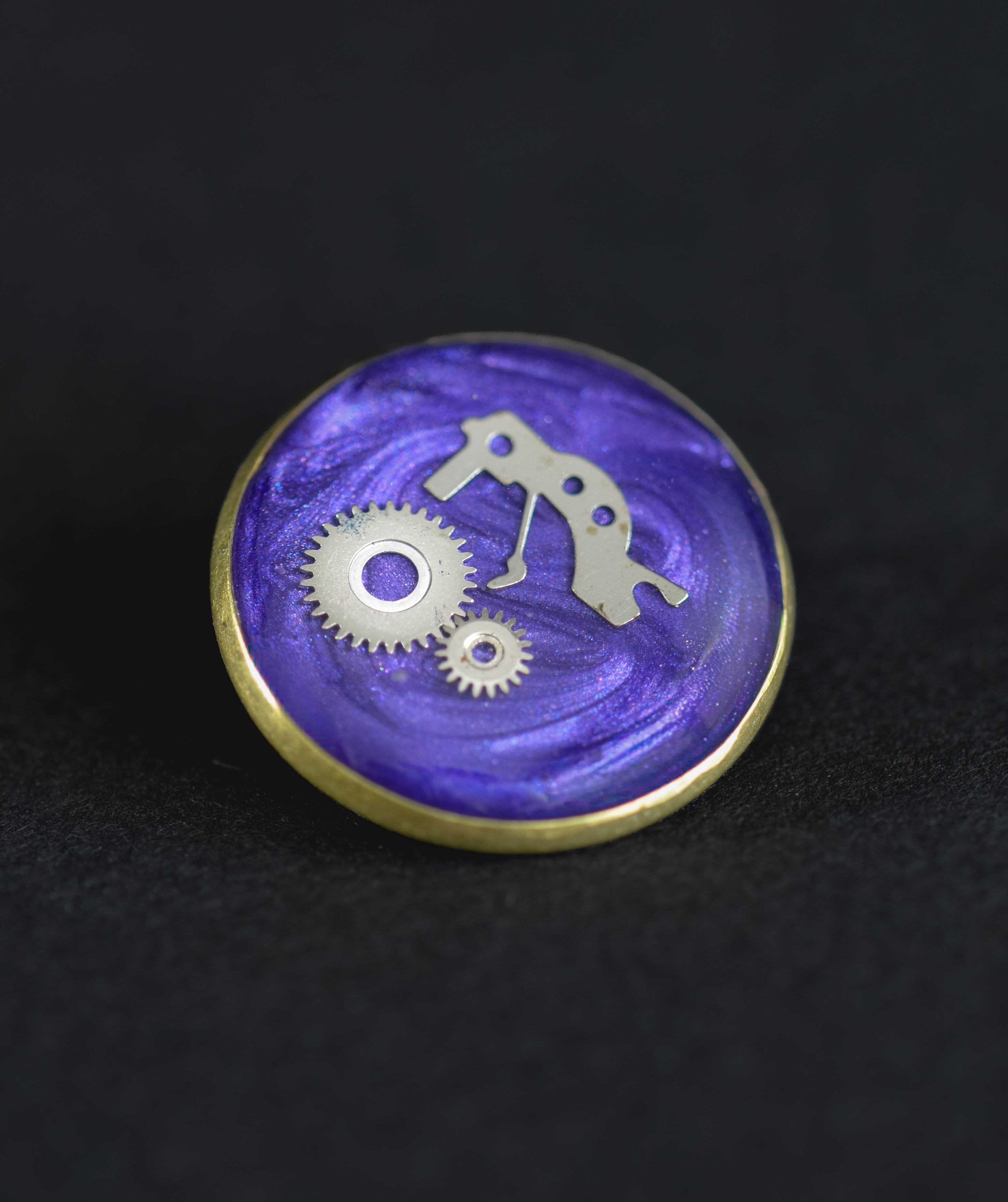 Amethyst Galaxy Pin