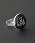 Inel Obsidian Wheel