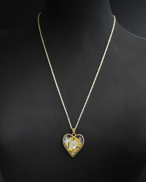 Clockwork Heart Necklace