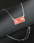 Ruby Bar Necklace