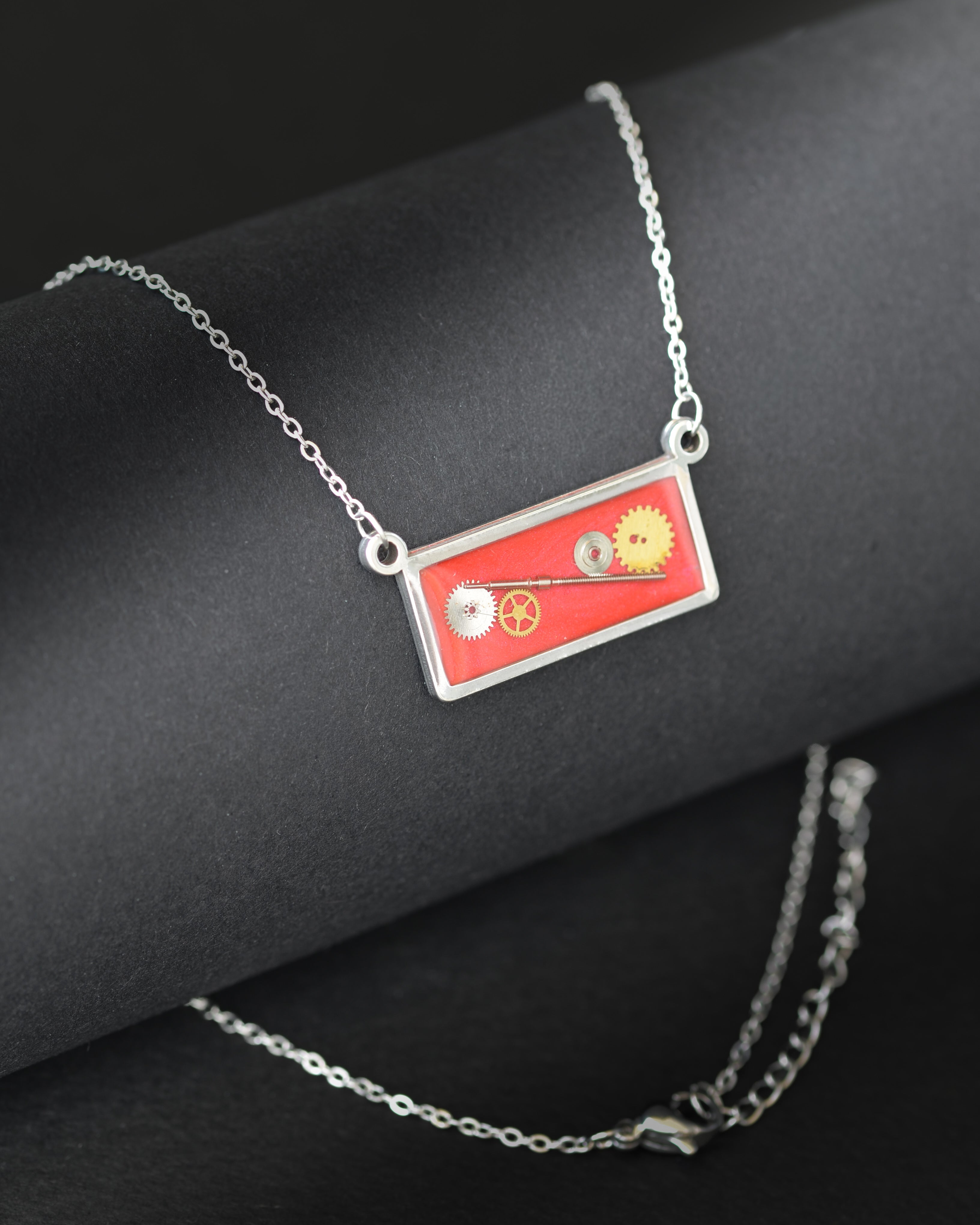 Ruby Bar Necklace